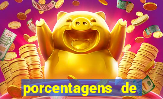 porcentagens de jogos pagantes